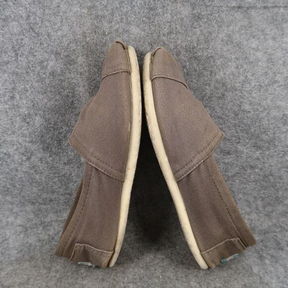 Toms Shoes Womens 7 Flats Slip On Alpargata Loafer Sneaker Casual Canvas Gray - Picture 8 of 11